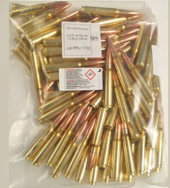 PPU 8X57IS FMJ BT 198g
