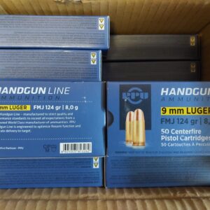 PPU 9 mm Luger FMJ 124 grs